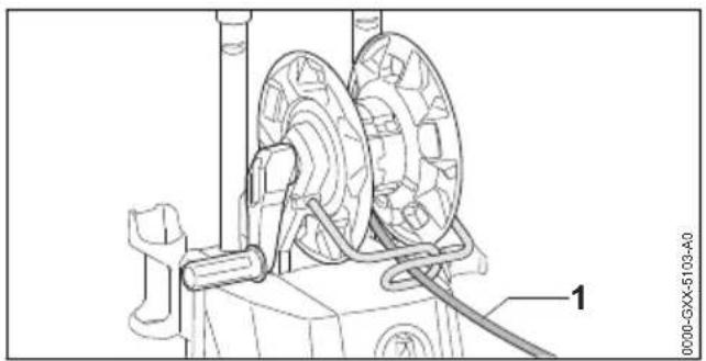 STIHL RE 120 Plus - Hochdruckschlauch abwickeln - 1