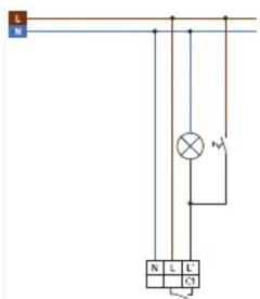 B.E.G. RC-plus next N 230 - Dauerlicht mit externem Schalter - 1