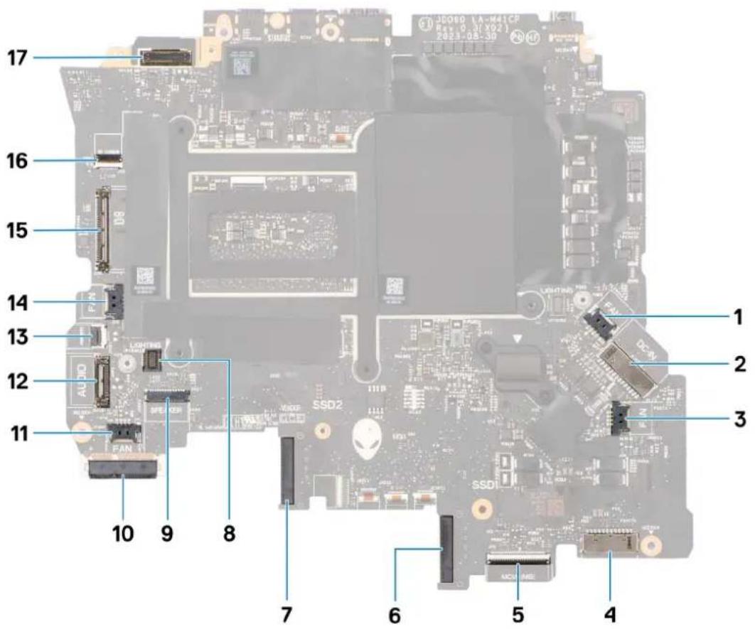 17 16 15 14 13 12 11 10 9 8 SSD2 11B FAN SPEER 6 5 4 1 2 3