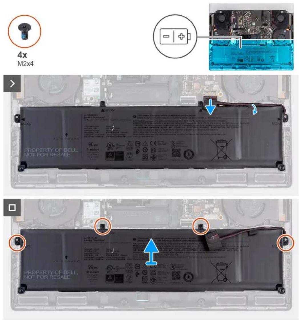 4x M2x4 M2X4 PROPERTY OF DELL, NOT FOR RESALE 90 gm Standard 90 gm Standard 90 gm Standard PROPERTY OF DELL, NOT FOR RESALE