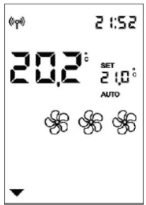 (°) 21:52 20.2° SET 21.0° AUTO