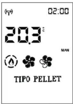 (°C) 02:00 20.3°C MAN TIVO PELLET