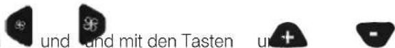 und und mit den Tasten un + -