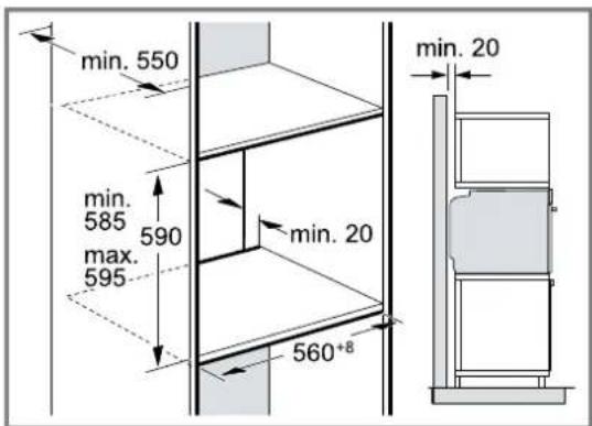 CONSTRUCTA CX53EZ01T - Einbau in einen Hochschrank - 1