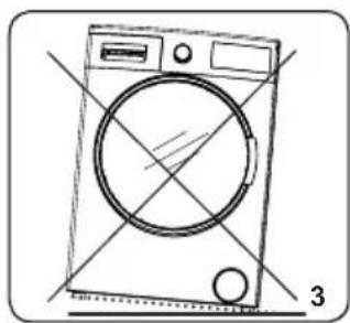 VESTEL WVF4421CW2 - Anpassen der Gerätefüsse/Anpassen der höhenverstellbaren Standfüsse - 3
