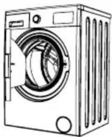VESTEL W1-D015O - Befüllen des Geräts mit Wäsche - 1