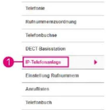 Telefonie Rufnummemzuordnung Telefonbuchse DECT-Basisstation IP-Telefonanlage Einstellung Rufnummern Anruflisten Telefonbuch