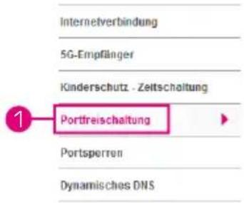 Internetverbindung 5G-Empfänger Kinderschutz - Zeitschaltung Portfreischaltung Portsperren Dynamisches DNS