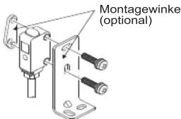 PANASONIC EX-L261 - Verwendung des Montagewinkels mit oder ohne Montageplatte - 3