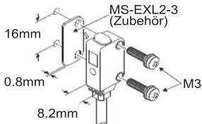 PANASONIC EX-L261 - Verwendung der Montageplatte (Zubehör) - 2