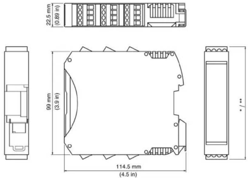 SCHNEIDER XPSMCMDO0004 - Abmessungen - 1