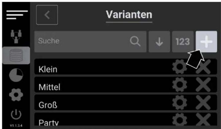 Varianten Suche 123 + Klein Mittel Groß Party