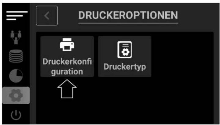 DRUCKEROPTIONEN Druckerkonfiguration Druckertyp