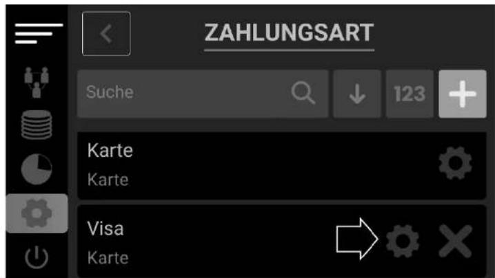 ZAHLUNGSART Suche 123 + Karte Karte Visa Karte