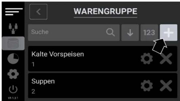 WARENGRUPPE Suche 123 Kalte Vorspeisen 1 Suppen 2