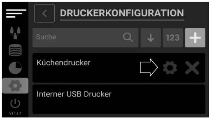 DRUCKERKONFIGURATION Suche 123 Küchendrucker Interner USB Drucker
