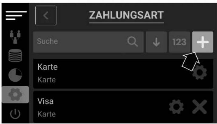 ZAHLUNGSART Suche 123 + Karte Karte Visa Karte