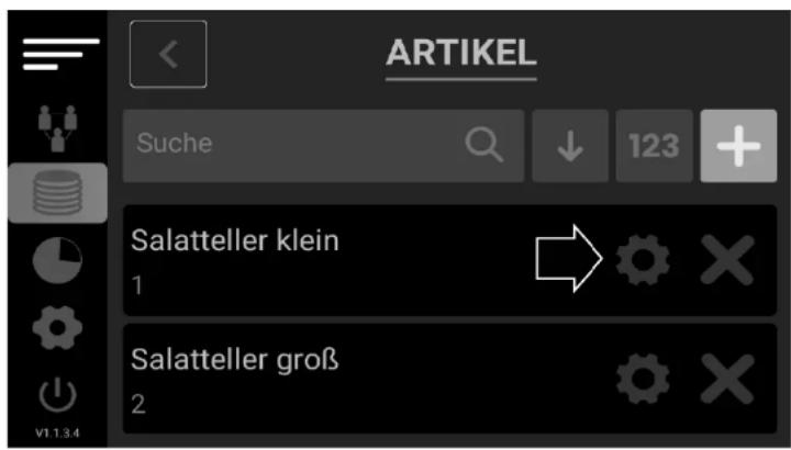 ARTIKEL Suche Salatteller klein 1 Salatteller groß 2