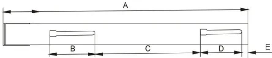 A B C D E