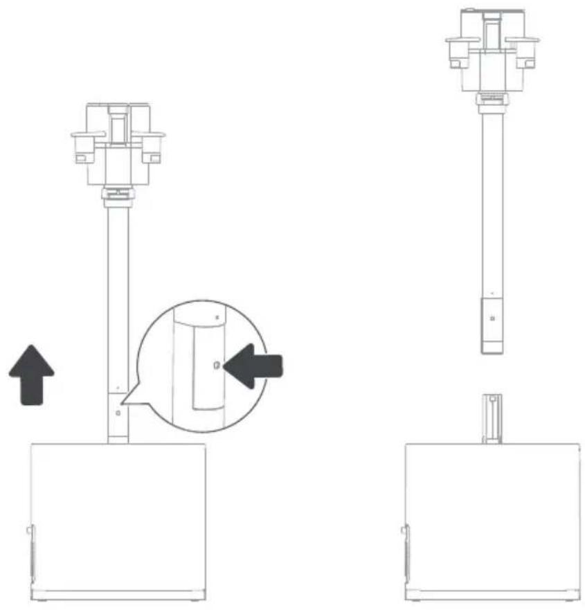 MIDEA P8 Plus - Zerlegen der Staubsammeleinheit - 1