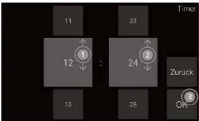 Timer 11 23 12 24 13 25 Zurück OK