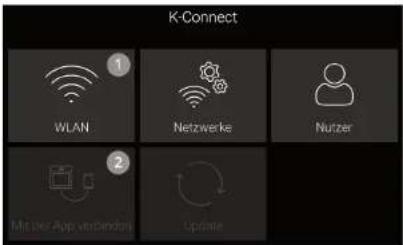 K-Connect WLAN Netzwerke Nutzer Mit der App verändern Update