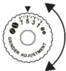 7 5 3 1 GRINDER ADJUSTMENT