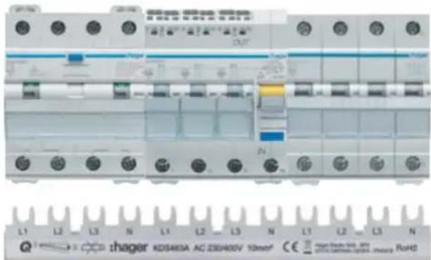 HAGER ADA563D - Montagesysteme - 1