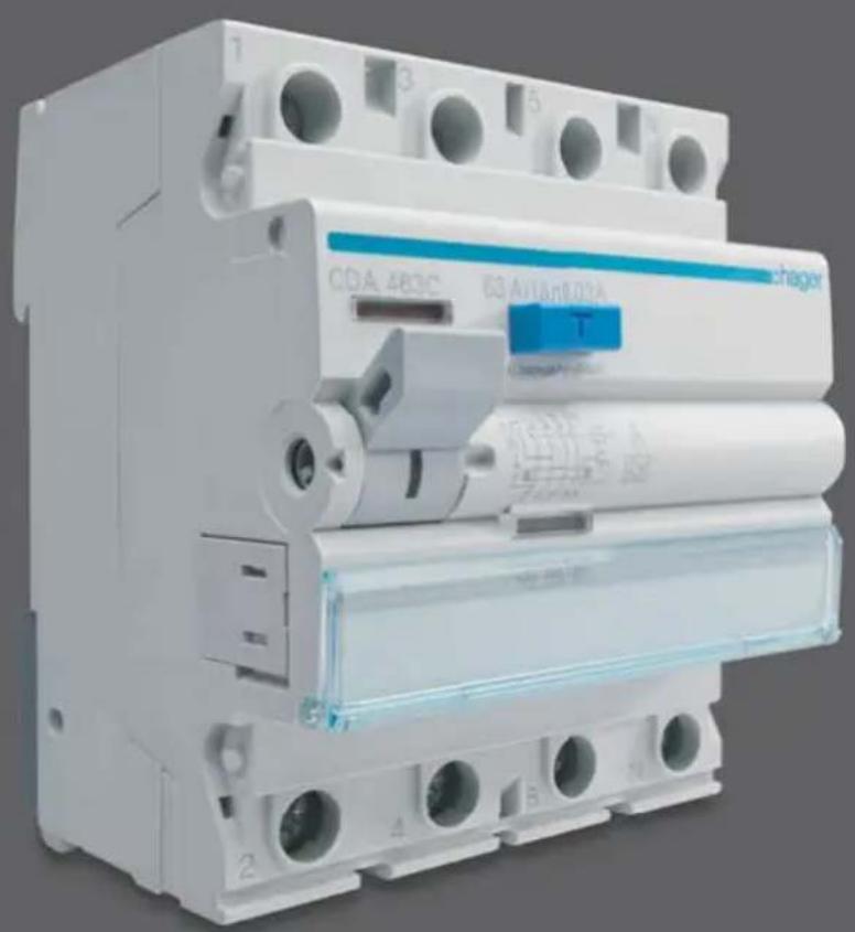 HAGER MCS016C - Fehlerstrom- schutzschalter - 1