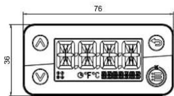 76 36 G°F°C