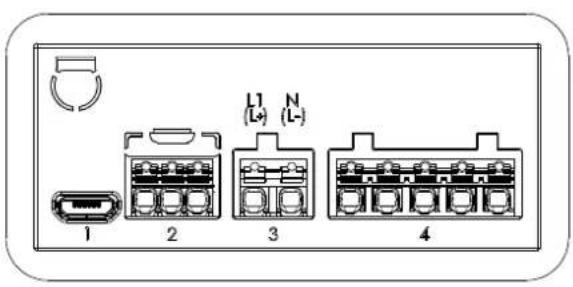 L1 (L+) N (L-) 1 2 3 4