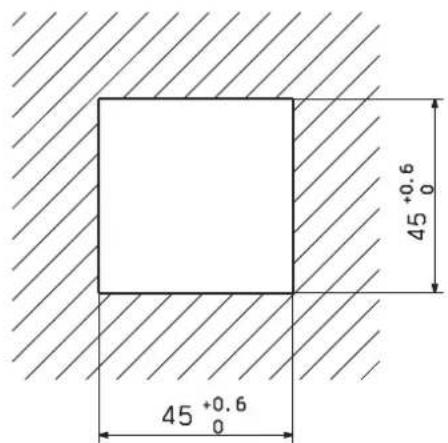 45 +0.6 0 45 +0.6 0