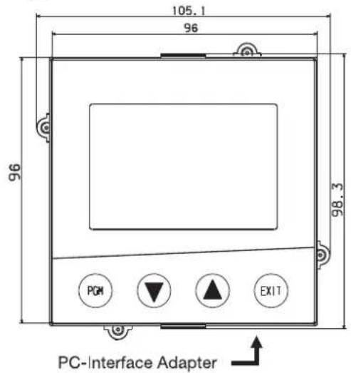 105.1 96 96 98.3 PGM ▼ ▲ EXIT PC-Interface Adapter