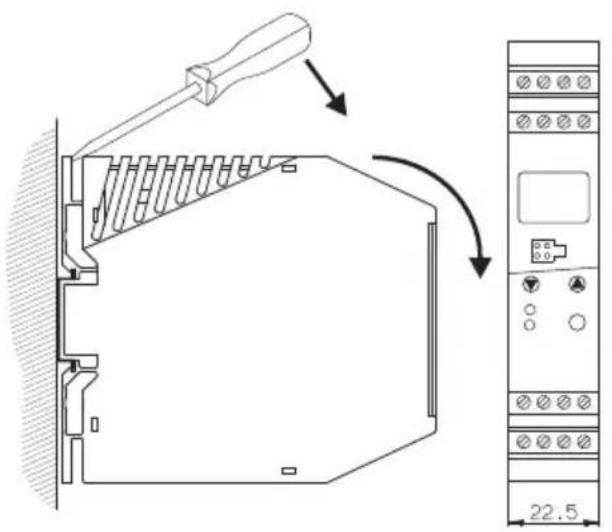 Jumo iTRON DR 100 - Demontage, Abmessungen - 1