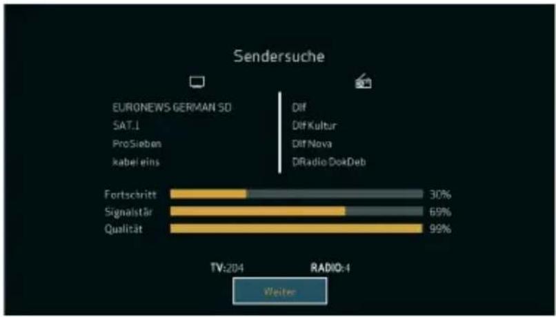 TECHNISAT HD-S 224+ - Sendersuche - 2