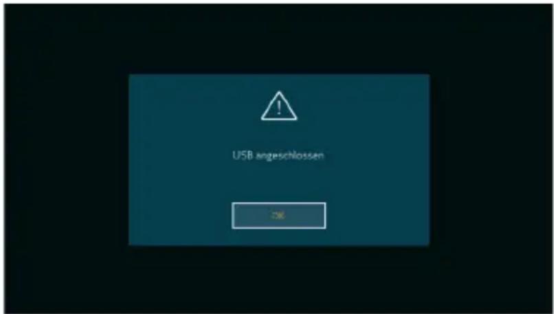 USB angeschlossen OK
