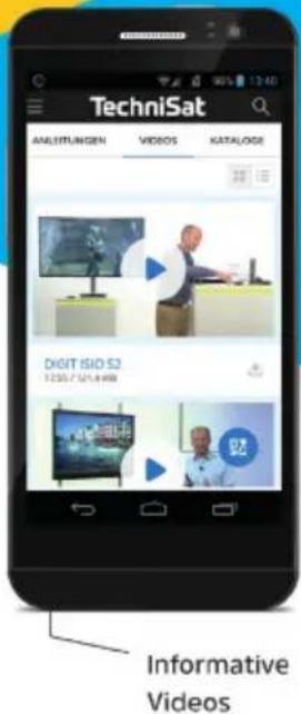 TechniSat ANALISTUNGEN VIDEOS KATALOGE DIGIT ISID S2 12:30 / 5/14 AM Informative Videos