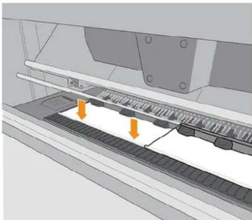 HP Latex 830 - Installieren des Tintenkollektor-Verbrauchsmaterials - 1