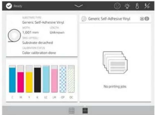 HP Latex 830 - Einleitung zum Bedienfeld - 2