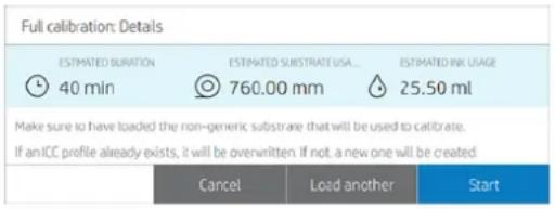 HP Latex 830 - Vollständige Kalibrierung - 1