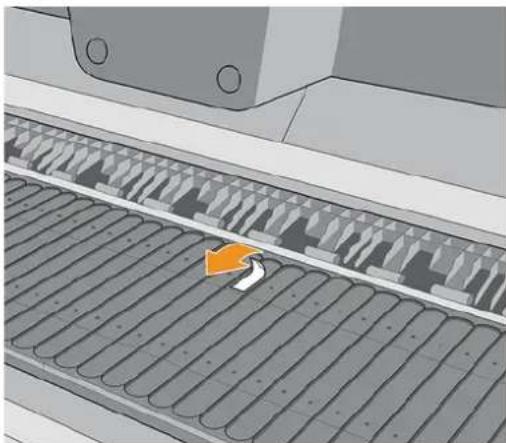 HP Latex 830 - Laden einer Rolle in den Drucker - 19