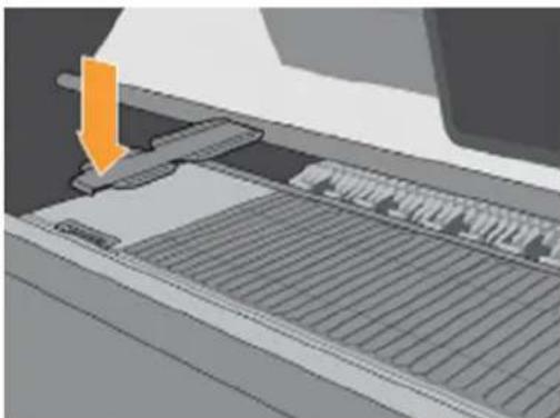 HP Latex 830 - Randhalter platzieren - 3