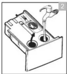 Küppersbusch W6810.0W - Limpieza del dispensador de detergente - 2