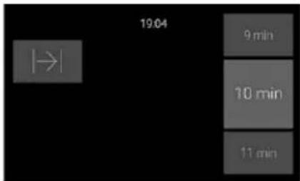 19:04 |→| 9 min 10 min 11 min