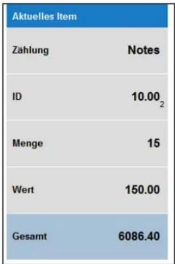 Safescan MCS - LIVE-ZÄHLUNG - 3