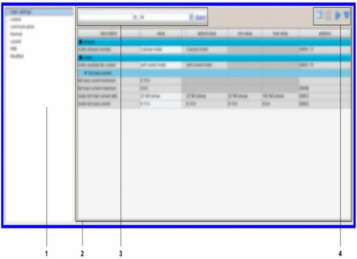 Main settings Control Communication Setting Layout FBS Modified 26.14 Description value default value value value maximum Number Number of parameters: 3-phase model 3-phase model 20000 - 15 Number Number of parameters: the model self current model self current model 20000 - 15 #t/number current self total current maximum 2.17.4 self total current maximum 2.8.4 self total current ratio 21.967 minima 21.967 minima 21.967 minima 100.967 minima 200002 self total current 2.17.4 2.17.4 2.8.4 200002 1 2 3 4