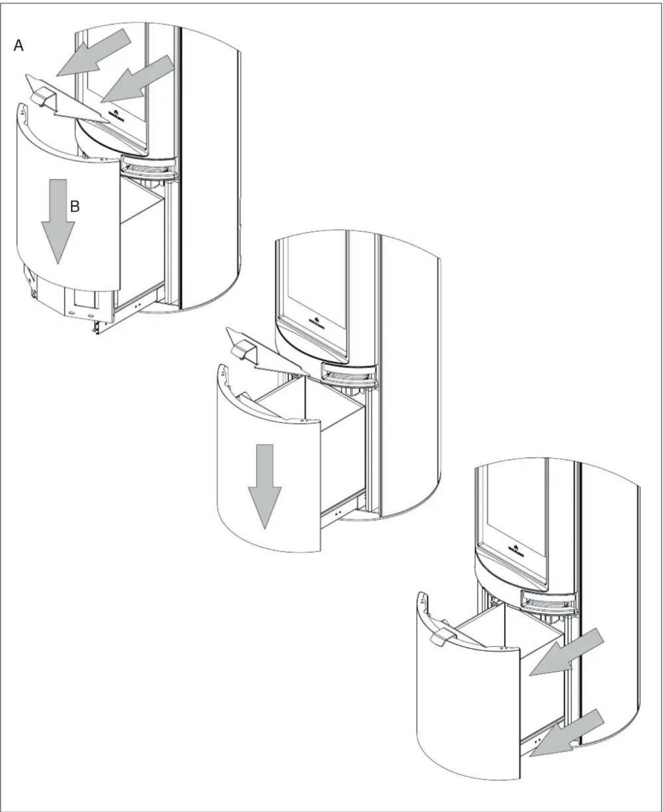 A B