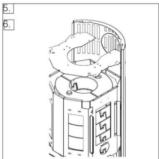 EDILKAMIN TALLY GL INT - BEFESTIGUNG DER FRONTBLENDE DER HOLZSCHUBLADE - 7