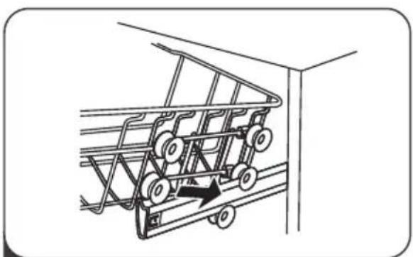 Infiniton DIW-60.5 - Adjusting the upper basket - 3