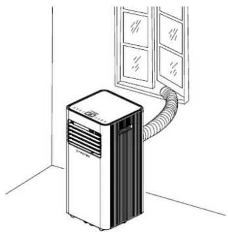 TROTEC PAC 2020 E - Abluftschlauch anschließen - 3